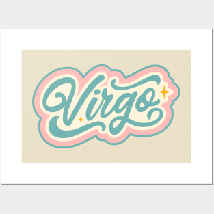 Virgo Birthday retro Posters and Art